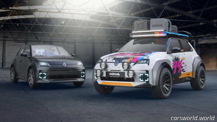 Эту грязную битву Renault 5 EV необходимо разжечь | Carscoops